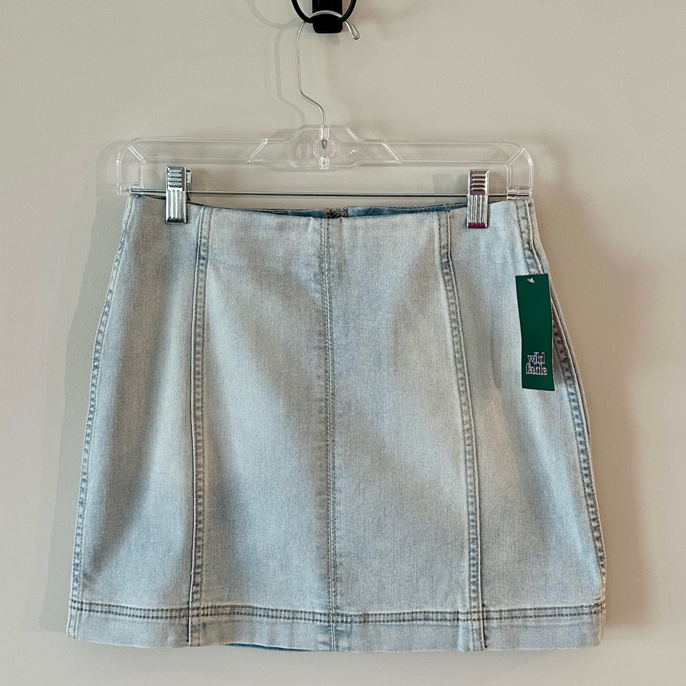 Denim Mini Skirt